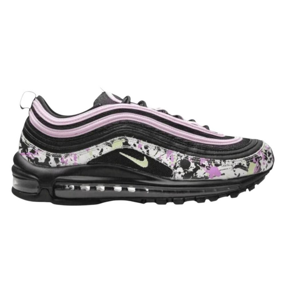 NIKE Air Max 97 'Splatter Black Pink' Running Shoes Size 8